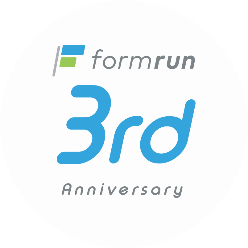 formrun 3rd Anniversary | formrun (フォームラン)