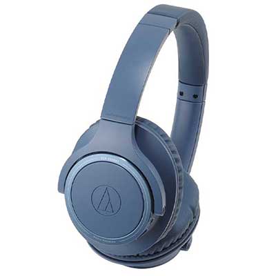 audiotechnica ブルートゥースヘッドホン ブルー