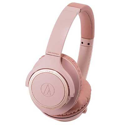 audiotechnica ブルートゥースヘッドホン ピンク