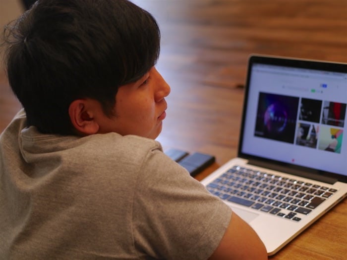 リジョブ様取材風景２