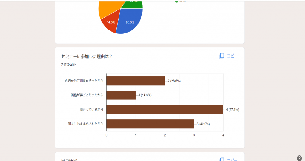 全質問の回答結果を確認する方法2