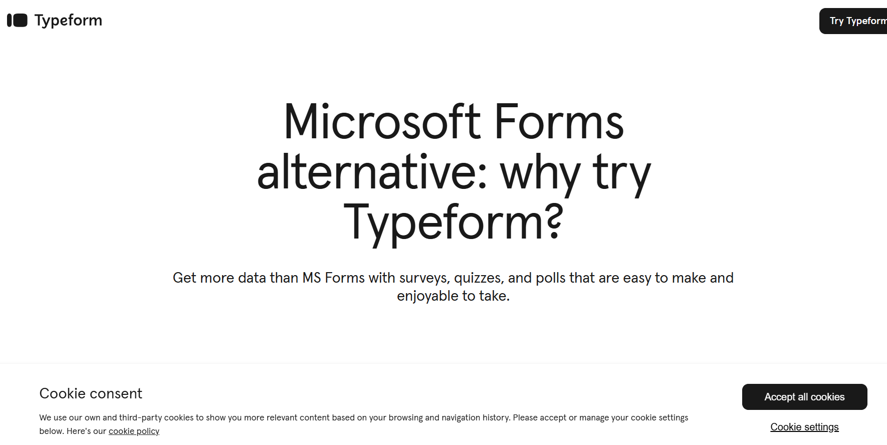 Microsoft Forms(マイクロソフトフォーム)